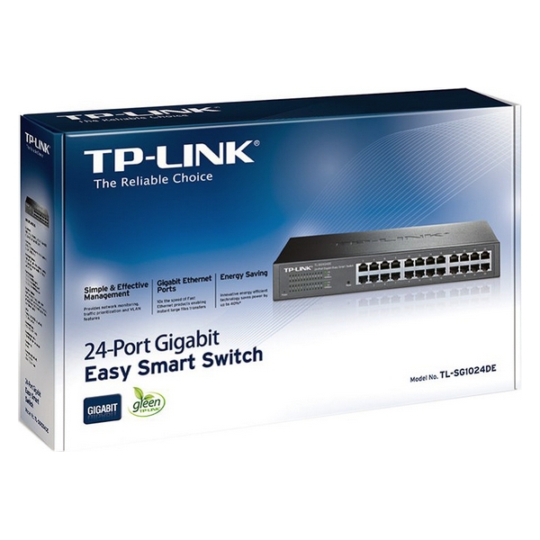 Switch de Birou TP-Link TL-SG1024DE LAN 100/1000 48 Gbps Negru