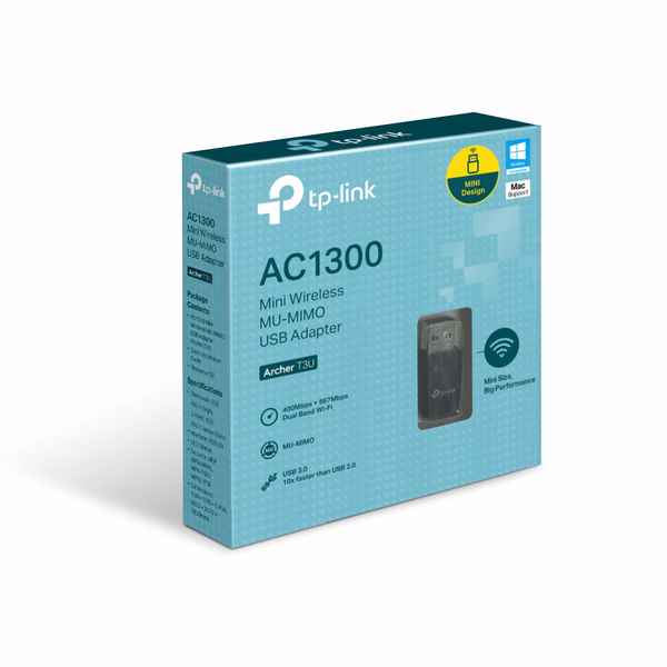 Mini Adaptor USB Wifi TP-Link Archer T3U AC1300