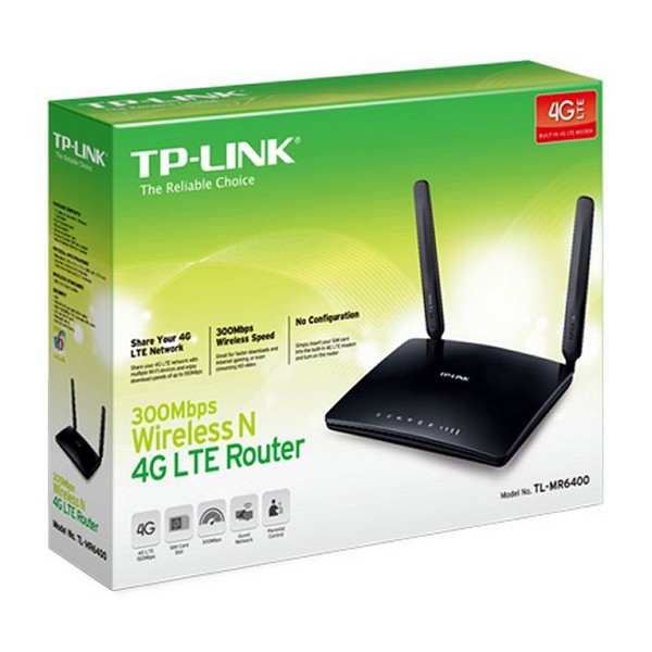 Router Fără Fir TP-Link TL-MR6400 WIFI 2.4 GHz Negru