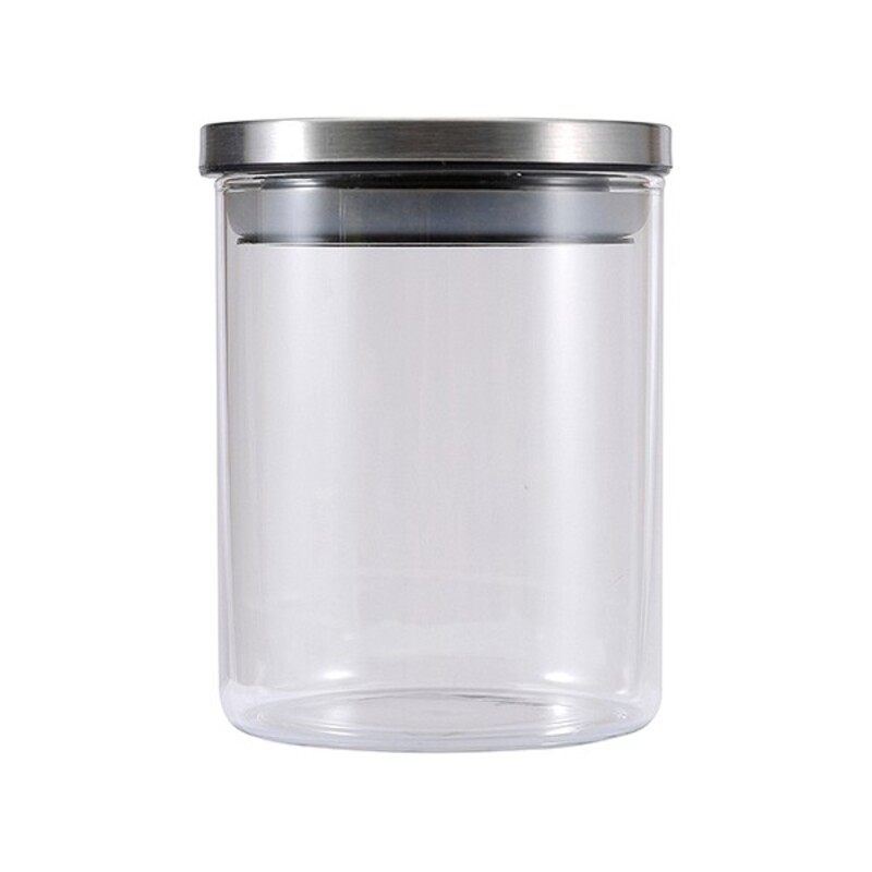 Borcan din Sticlă Renberg Gri Sticlă borosilicată - Capacitate 0,35 l