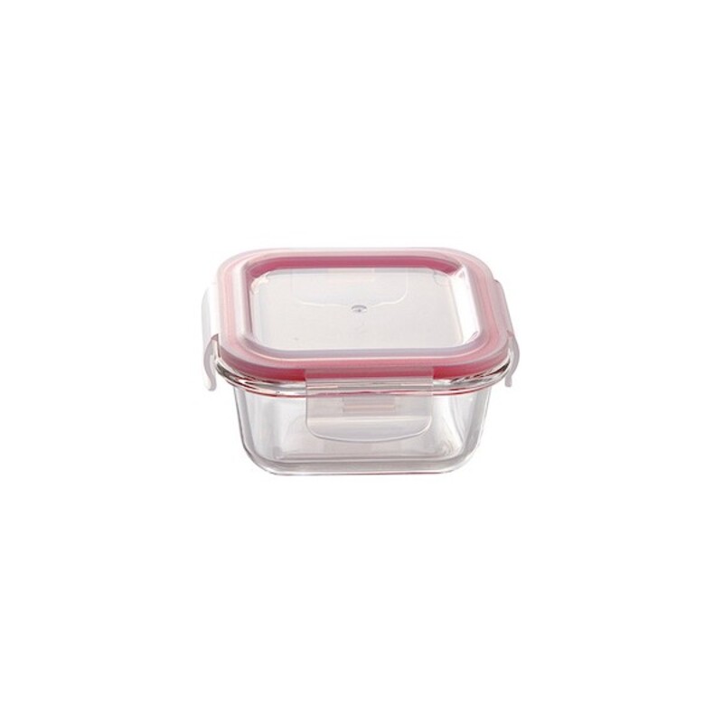 Set de Cutii pentru Prânz Bergner Sticlă borosilicată Roșu (3 pcs)