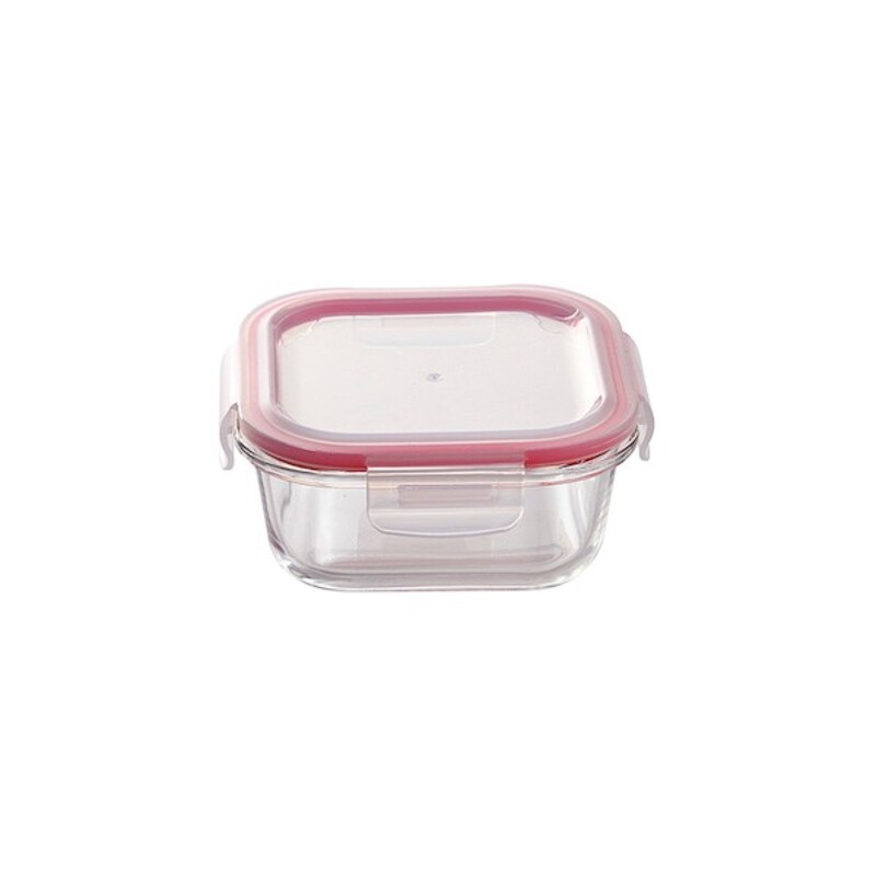 Set de Cutii pentru Prânz Bergner Sticlă borosilicată Roșu (3 pcs)