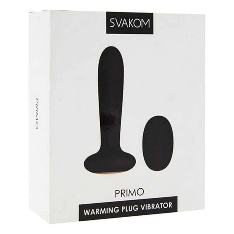Plug Anal cu Încălzire Primo Heating Butt Plug Negru Svakom NS7145