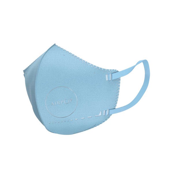 Mască igienică de pânză reutilizabilă AirPop (4 uds) - Culoare Albastru