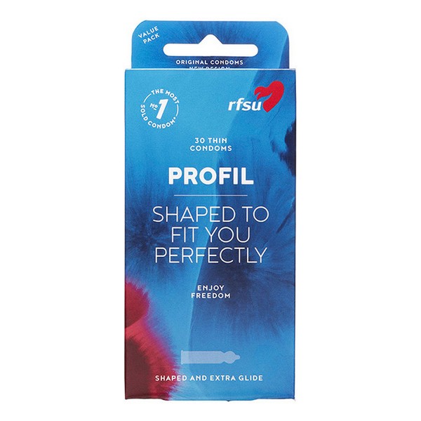 Prezervative RFSU Profil 18,5 cm (10 uds)