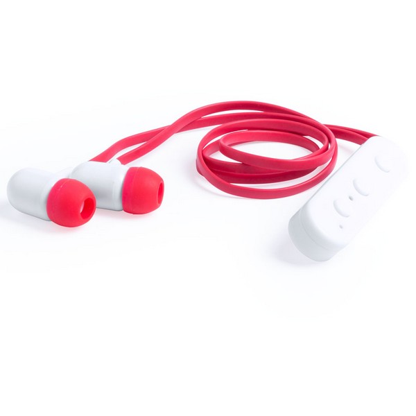 Căști cu buton Bluetooth 145395 - Culoare Roșu