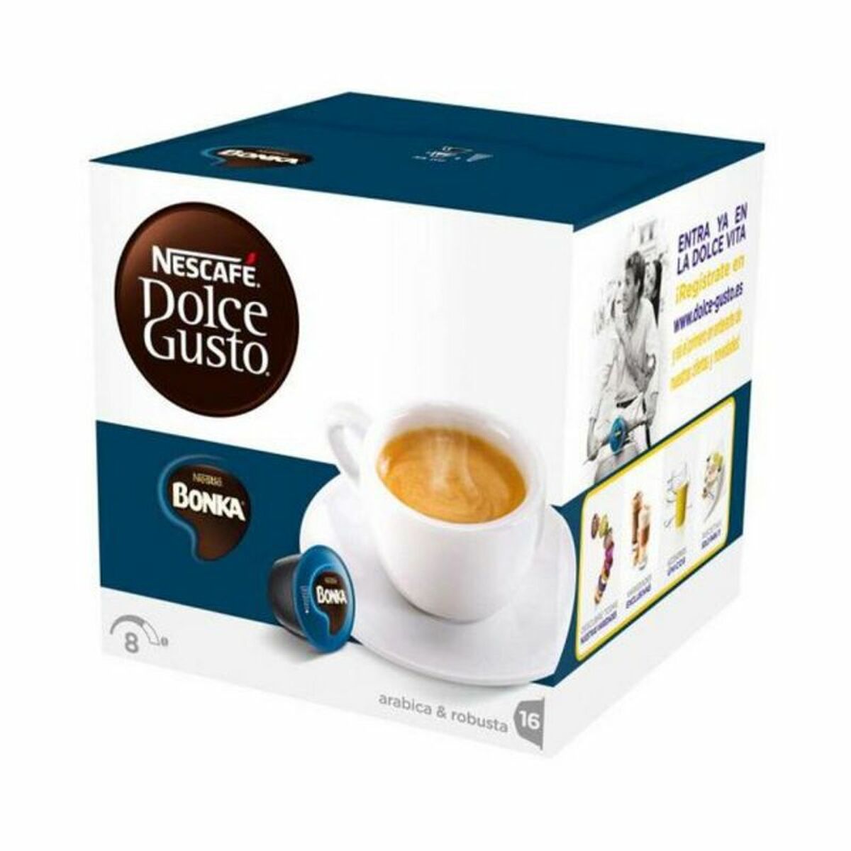 Capsule de cafea Nescafé Dolce Gusto 13758 Espresso Bonka (16 uds)