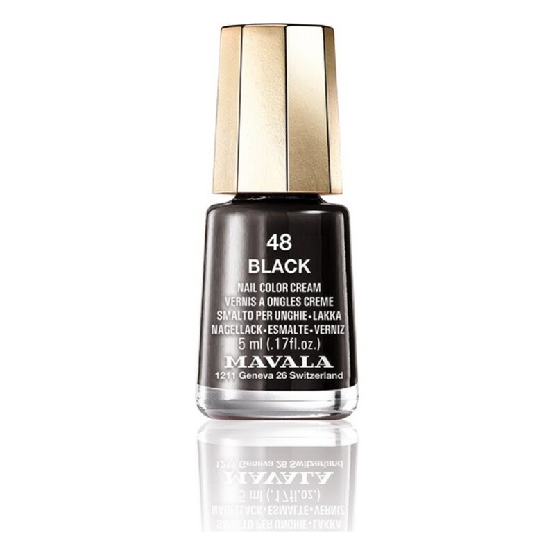 Lac de unghii Nail Color Cream Mavala 48-black (5 ml)