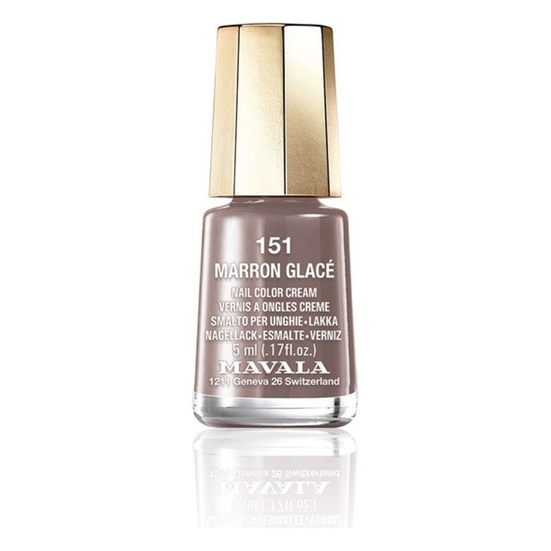 Lac de unghii Nail Color Cream Mavala 151-marron glace (5 ml)