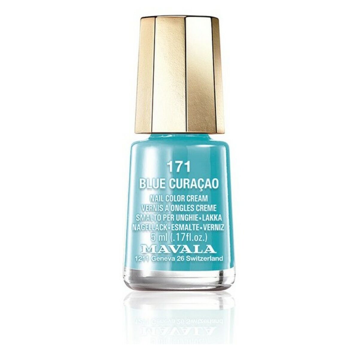 Lac de unghii Nail Color Cream Mavala 171-blue curaçao (5 ml)