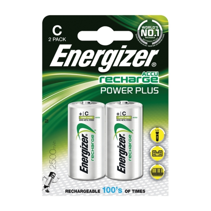 Baterii Reîncărcabile Energizer ENRC2500P2 C HR14 2500 mAh