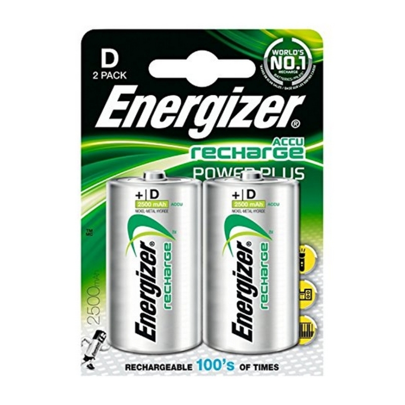 Baterii Reîncărcabile Energizer ENRD2500P2 HR20 D2 2500 mAh