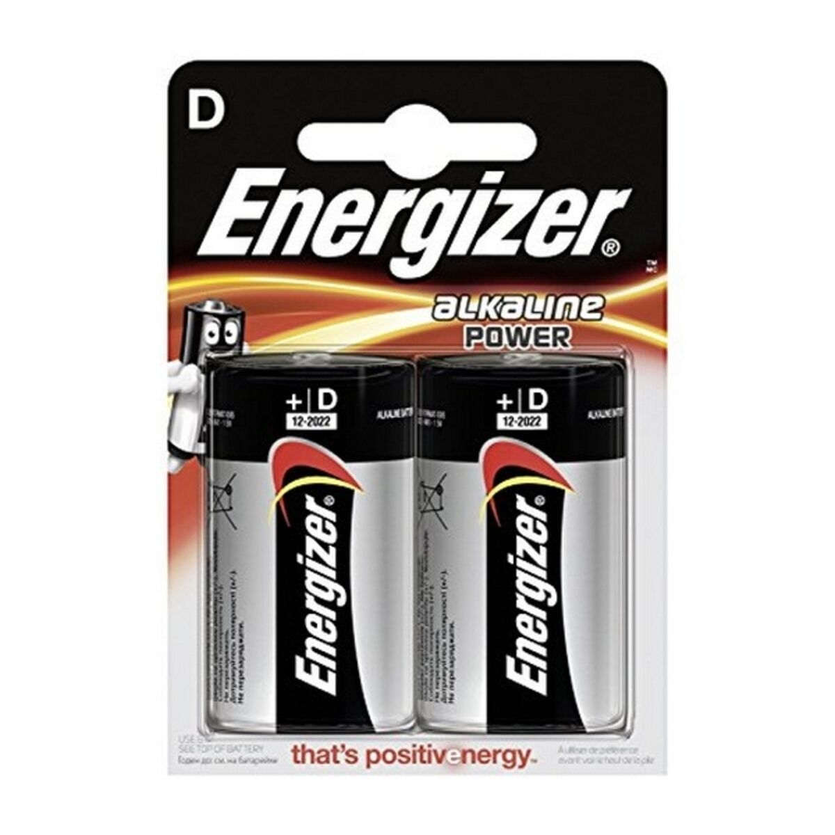 Baterii Energizer Alkaline Power D LR20 (2 uds)