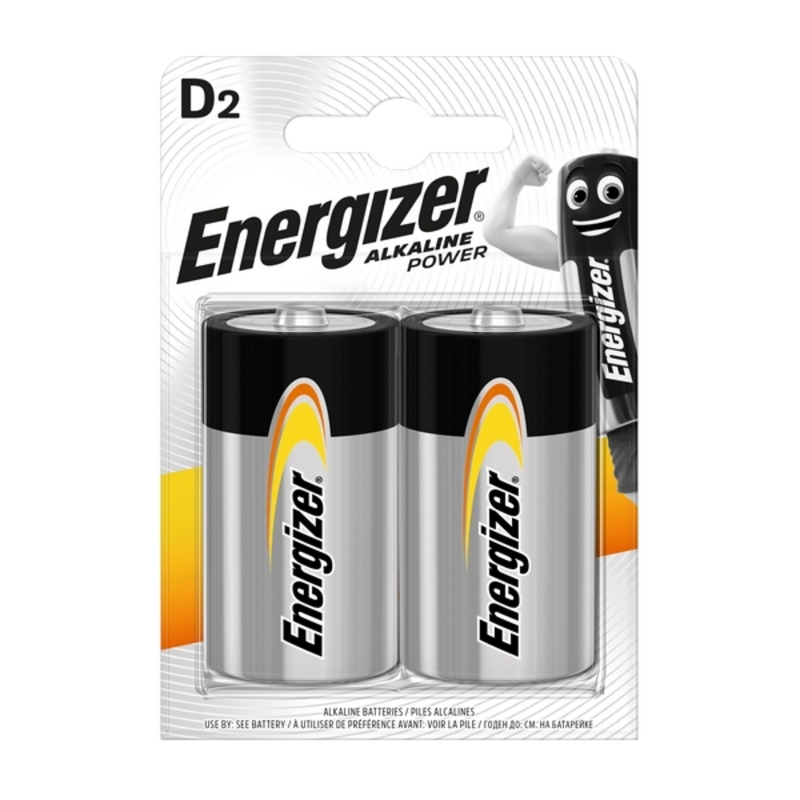 Baterii Energizer Alkaline Power D LR20 (2 uds)