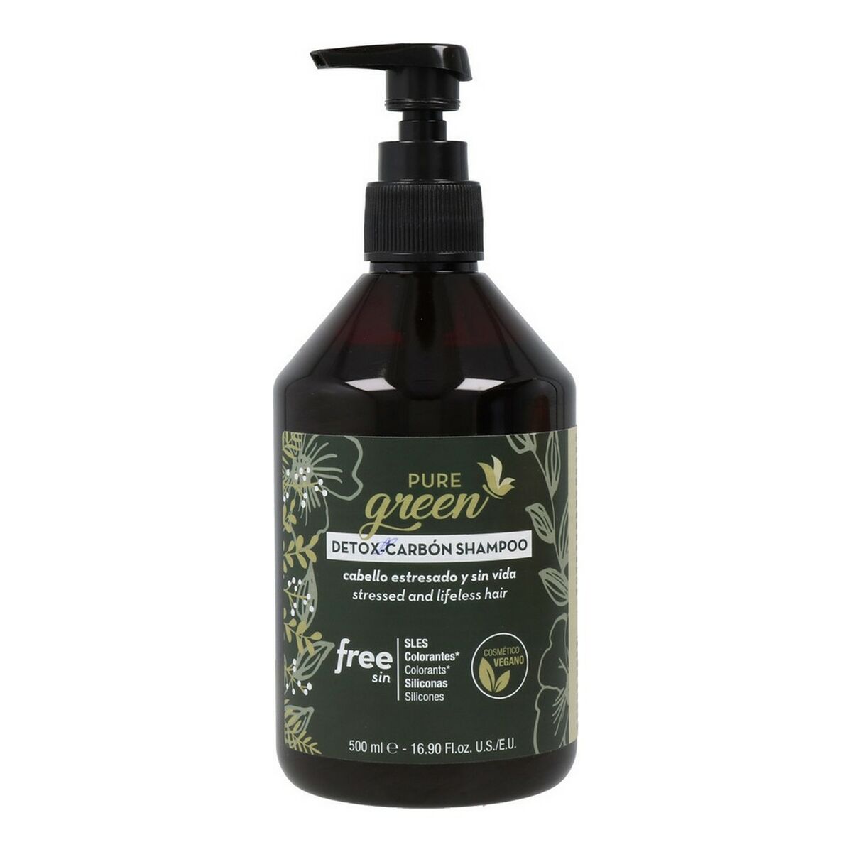 Șampon Pure Green Detox Carbon (500 ml)