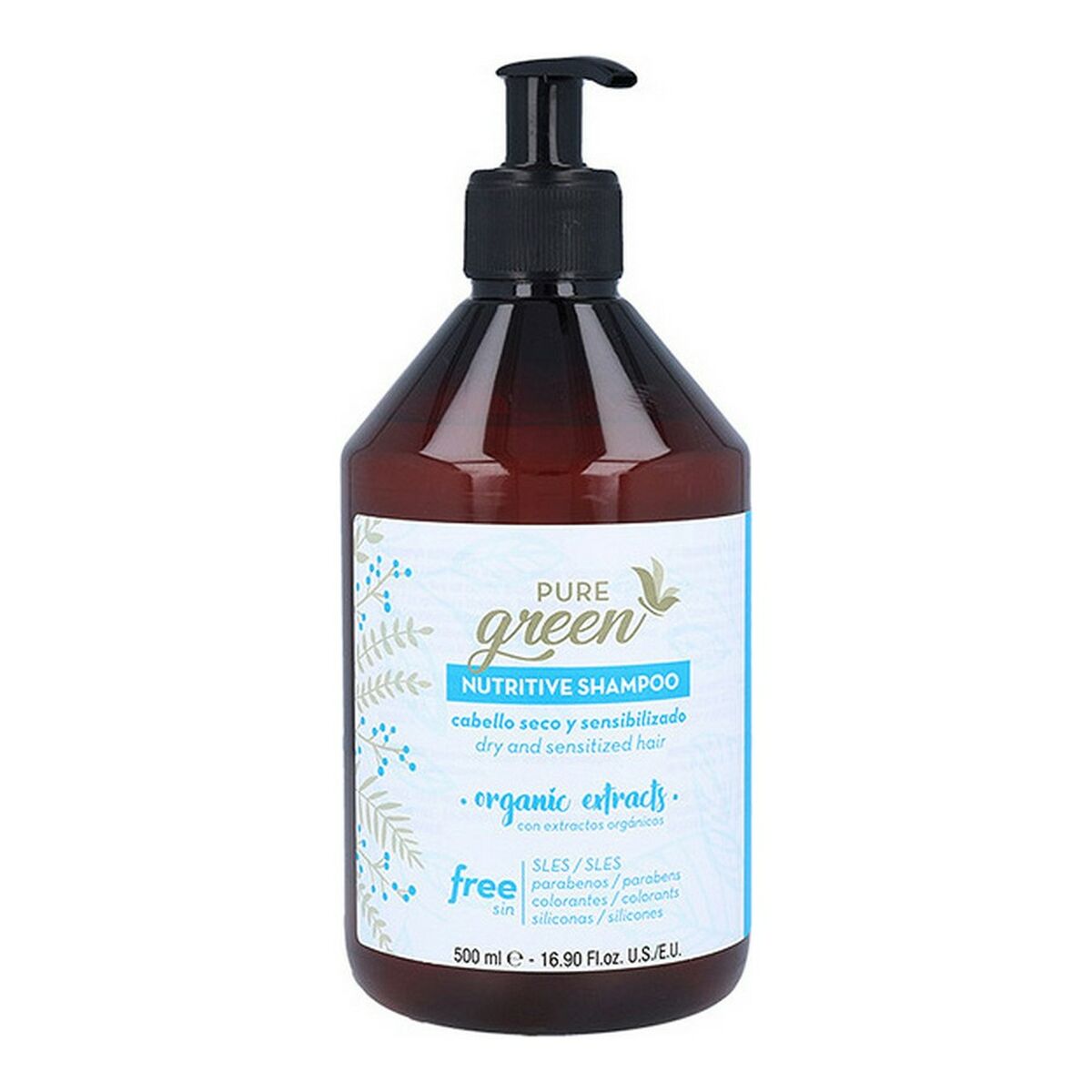 Șampon Nutritive Pure Green - Capacitate 1000 ml