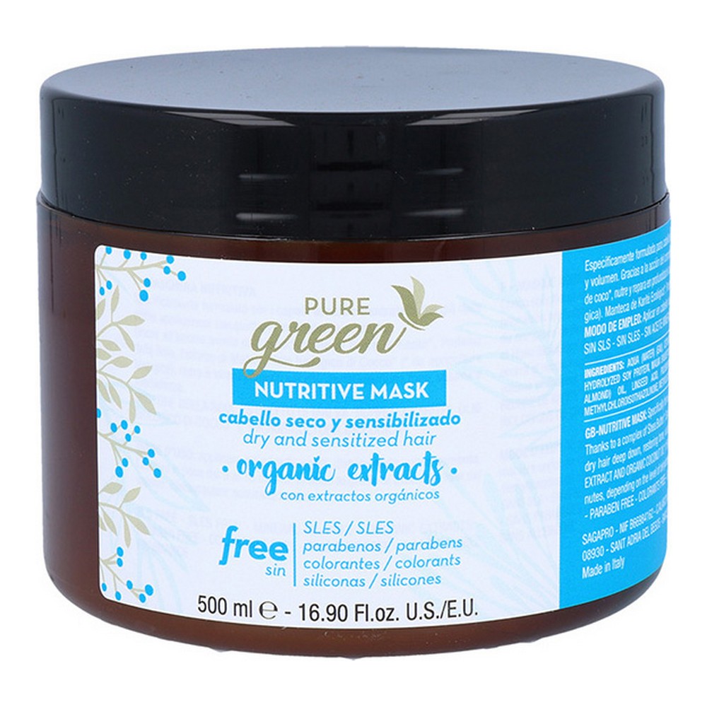 Mască Capilară Pure Green Nutritive - Capacitate 500 ml