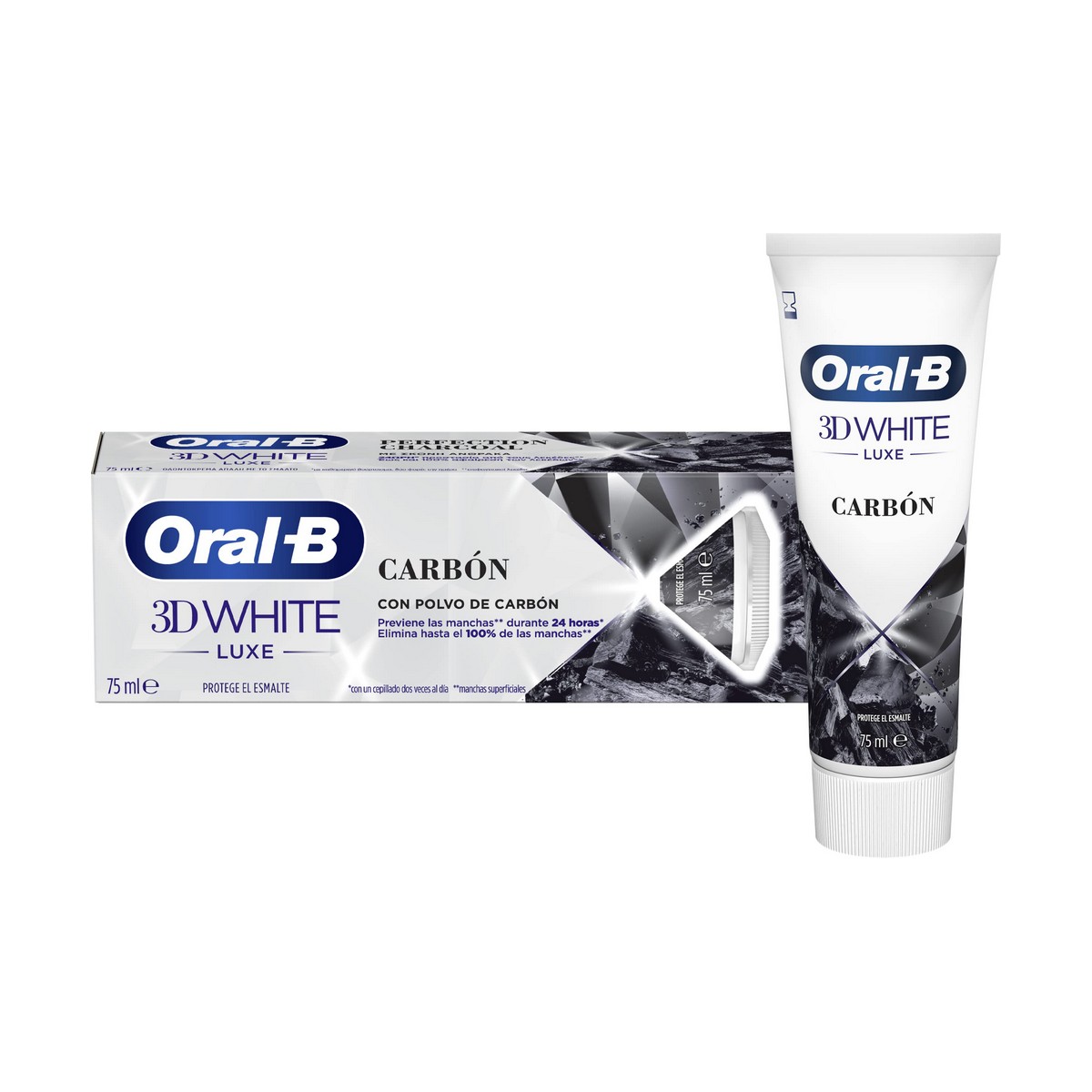 Pastă de Dinți pentru Albire Oral-B 3D White Luxe Cărbune activ (75 ml)