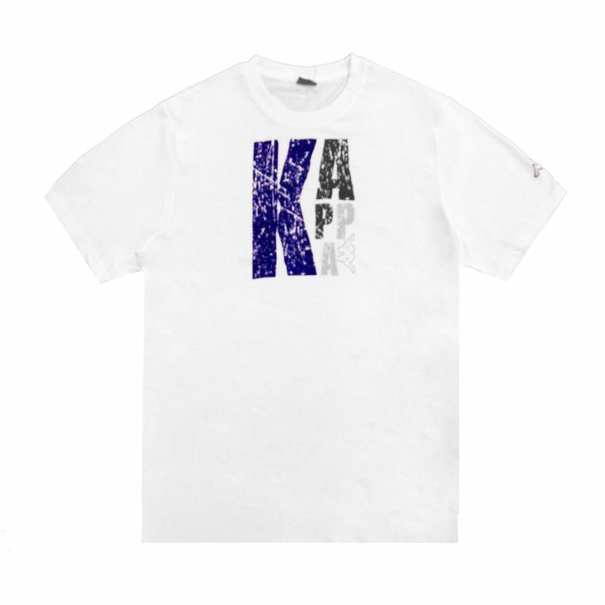 Tricou cu Mânecă Scurtă Bărbați Kappa Sportswear Logo Alb - Mărime XL