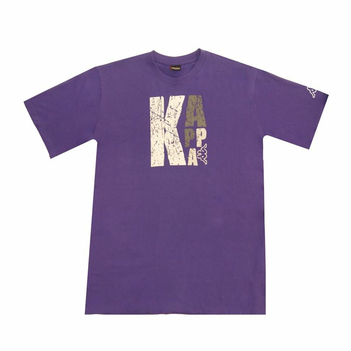Tricou cu Mânecă Scurtă Bărbați Kappa Sportswear Logo Violet - Mărime XL