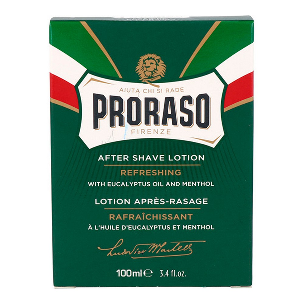 Loțiune Aftershave Refreshing and Toning With Eucalyptus Oil and Mentol Proraso (100 ml)