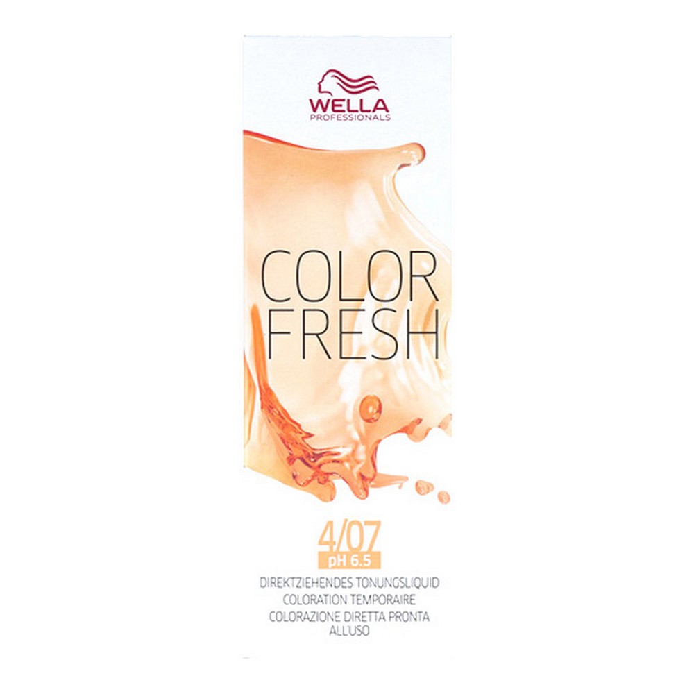 Vopsea Semipermanentă Color Fresh Wella Nº 4/07 (75 ml)