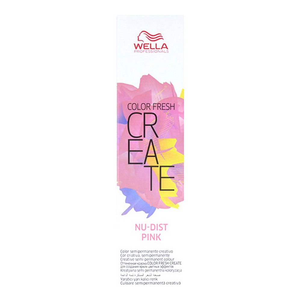 Vopsea Semipermanentă Color Fresh Create Nudist Wella Roz (60 ml)