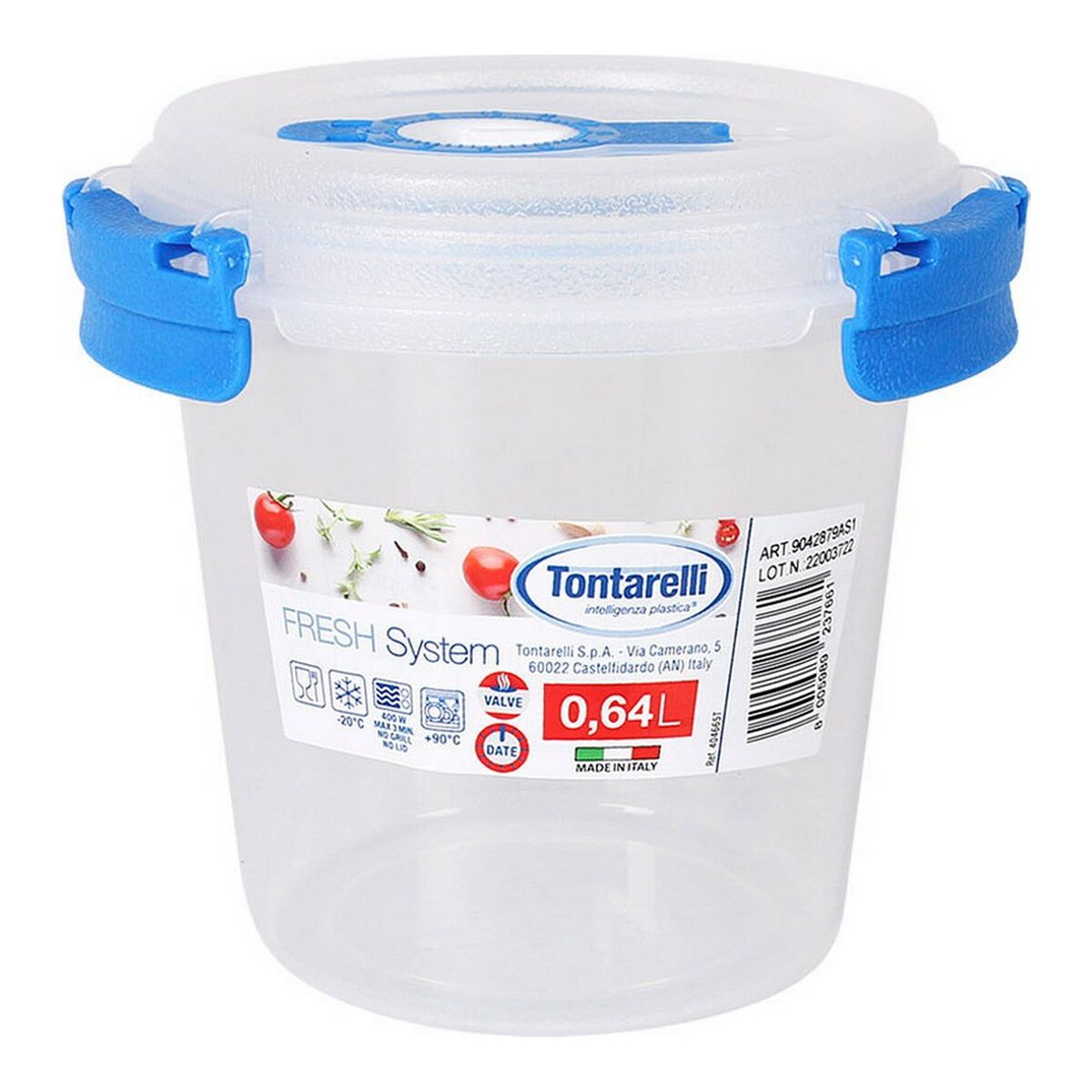 Recipient  Tontarelli Fresh System Plastic 0,64 l Iaurt