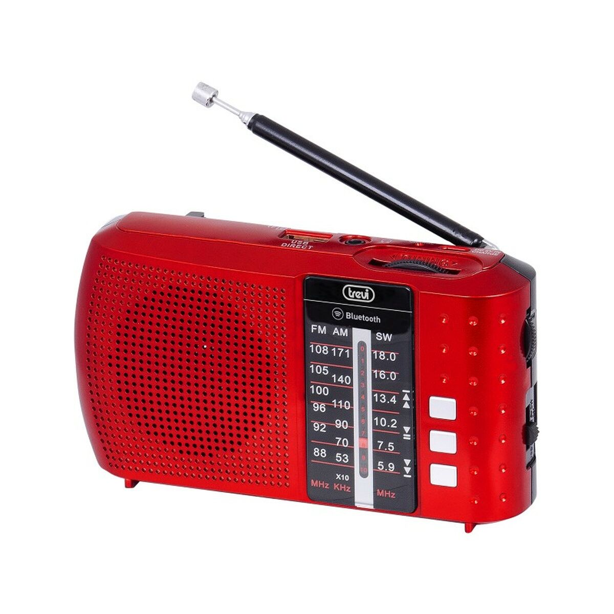 Radio Portabil Bluetooth Trevi RA7F20BTR FM/AM/SW Roșu