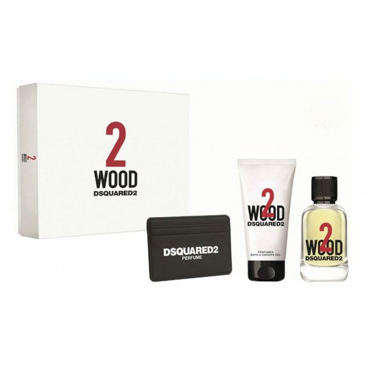Set de Parfum Bărbați Dsquared2 Wood Home 3 Piese