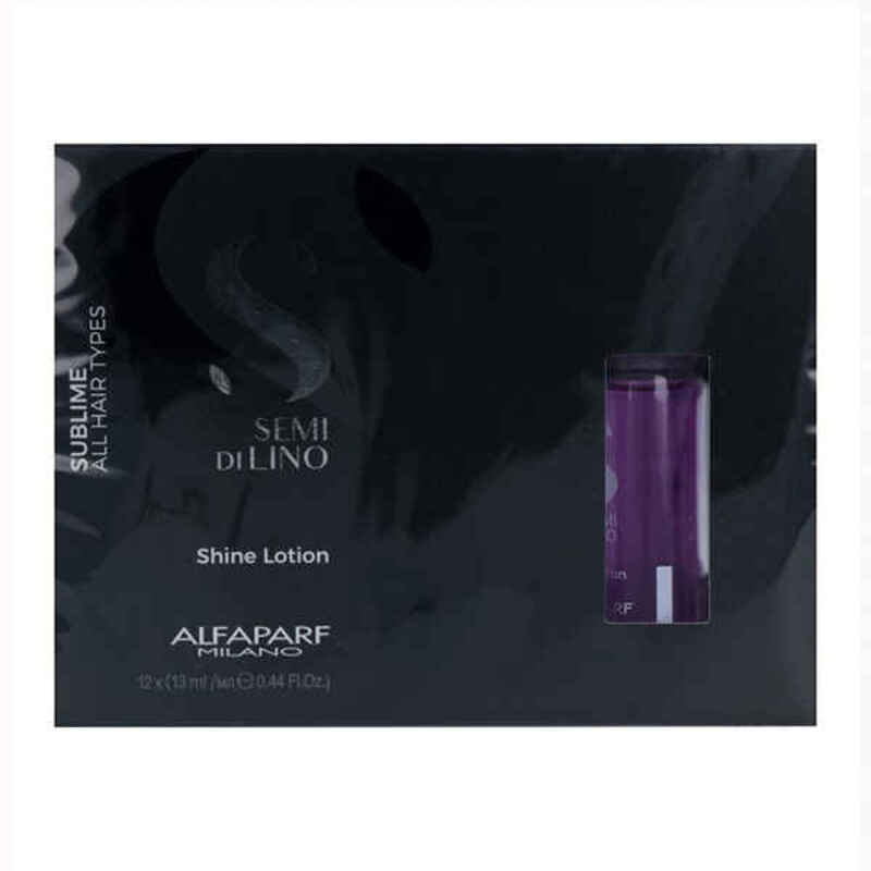 Tratament Capilar Protector Semi di Lino Sublime Shine Lotion Alfaparf Milano (12 x 13 ml)