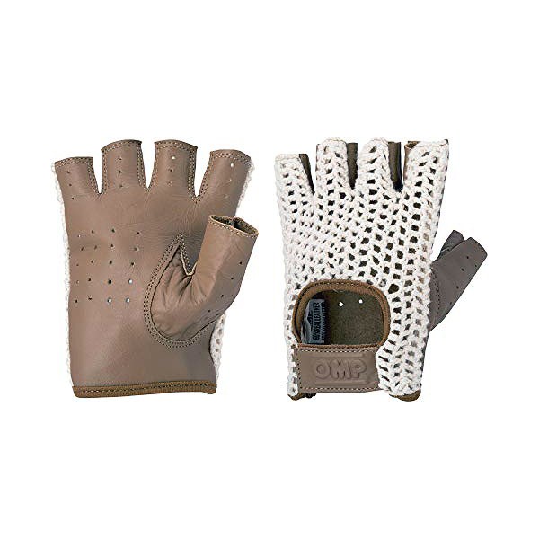 Men's Driving Gloves OMP Tazio Maro - Mărime XL
