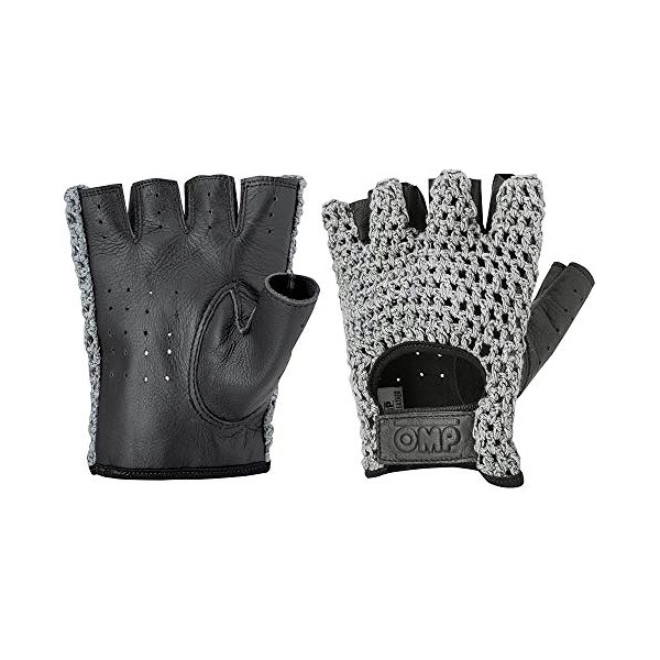 Men's Driving Gloves OMP (Mărimea L) Negru - Mărime M