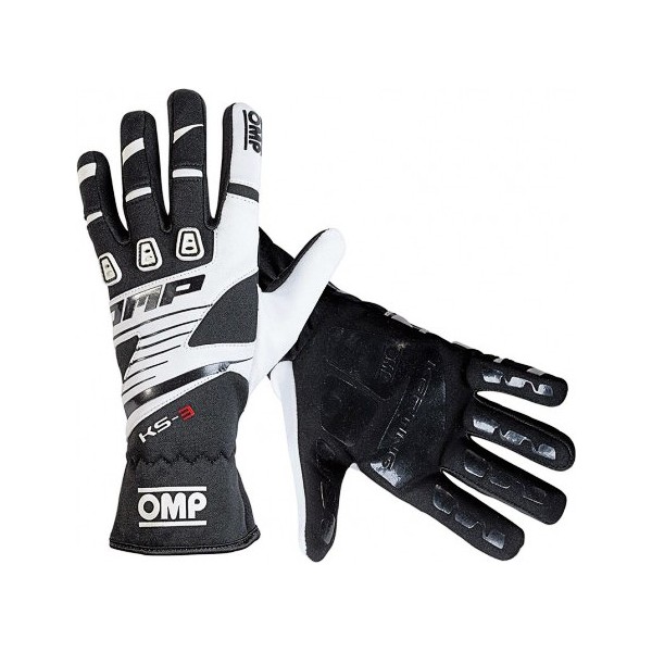 Men's Driving Gloves OMP MY2018 Negru - Mărime M