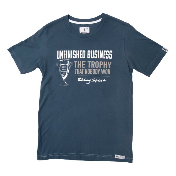 Tricou cu Mânecă Scurtă Bărbați OMP Slate Unfinished Business Albastru închis - Mărime XL