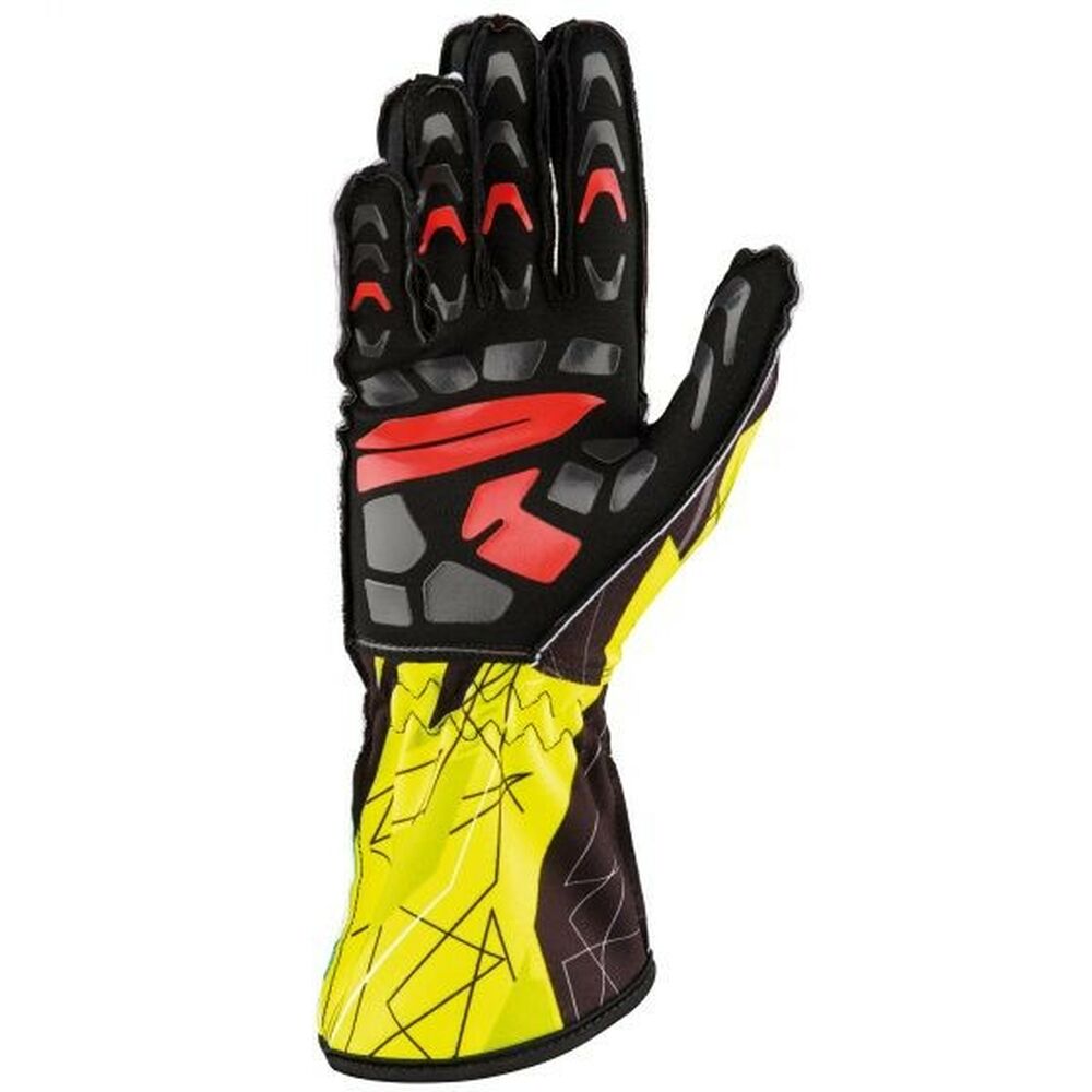 Karting Gloves OMP KS-2 ART Mărimea S Galben