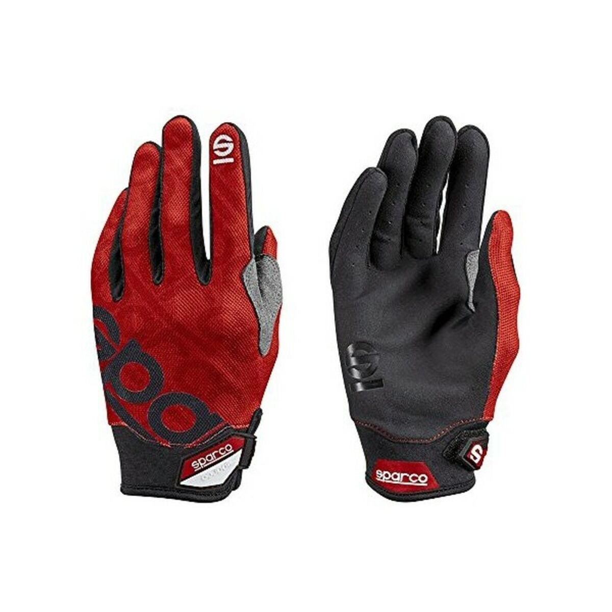 Men's Driving Gloves Sparco Meca 3 Roșu - Mărime S