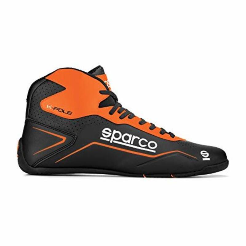 Ghete de curse Sparco K-POLE Portocaliu/Negru Talla 42