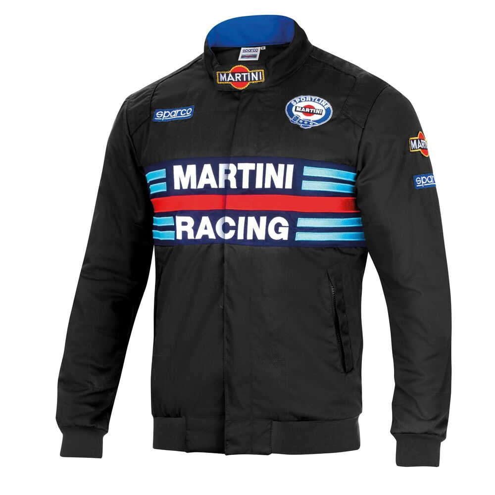 Jachetă pentru Adulți Sparco Martini Racing Negru M