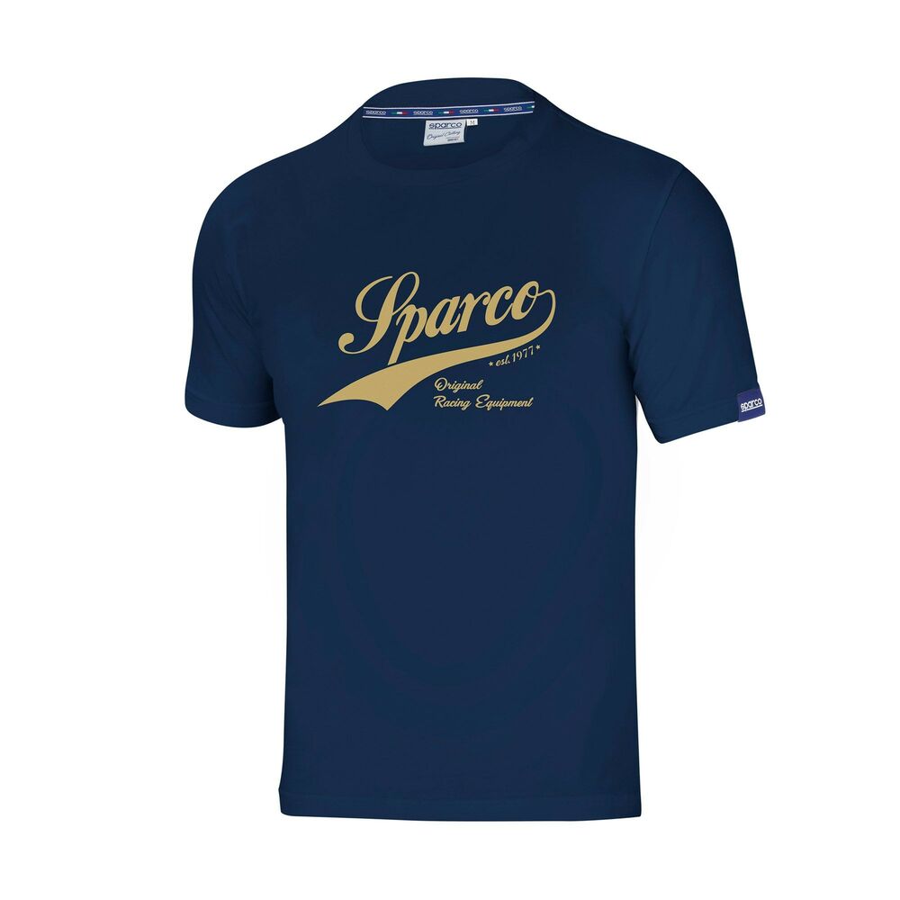 Tricou cu Mânecă Scurtă Bărbați Sparco Vintage Bleumarin S