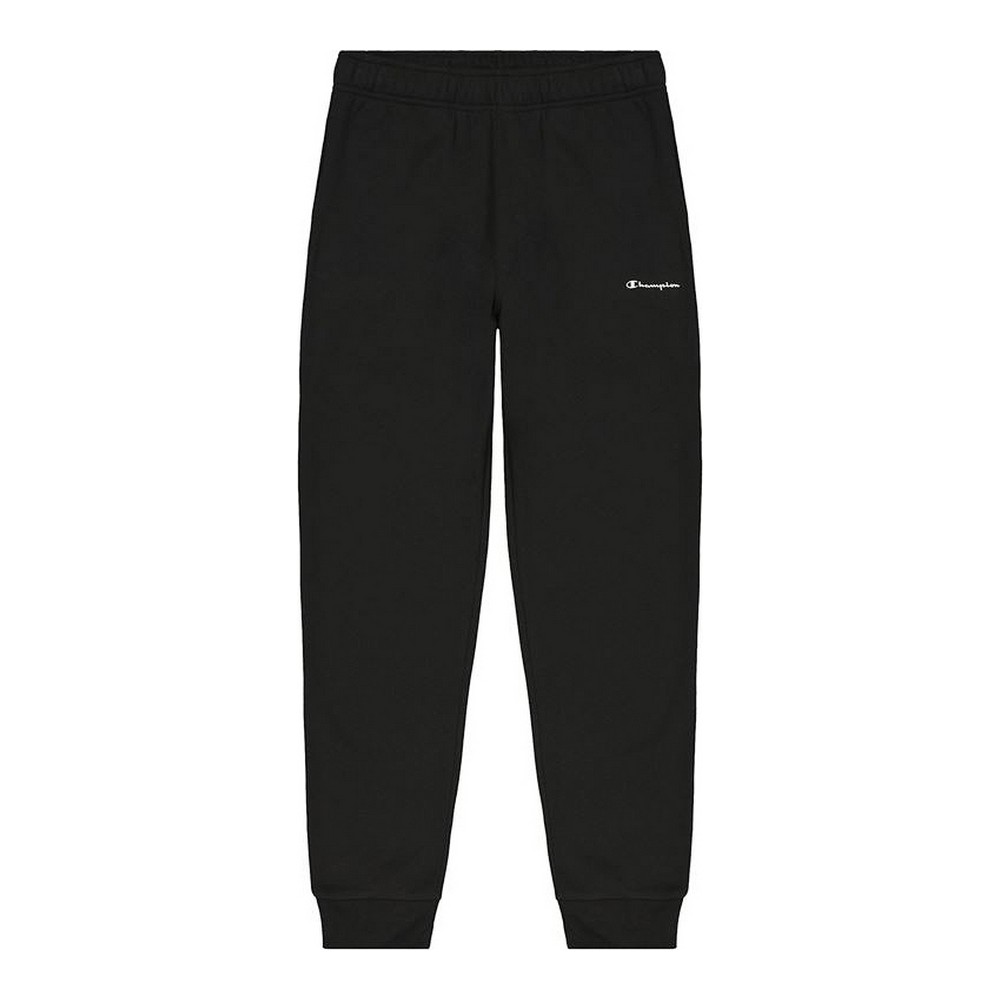 Pantaloni lungi de sport Champion Rib Cuff Logo Negru Bărbați - Mărime S