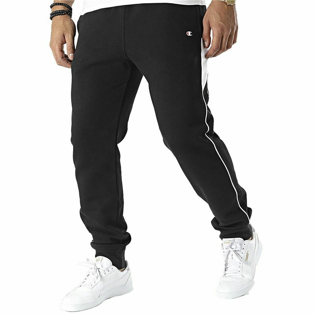 Pantaloni lungi de sport Champion Negru Bărbați - Mărime S