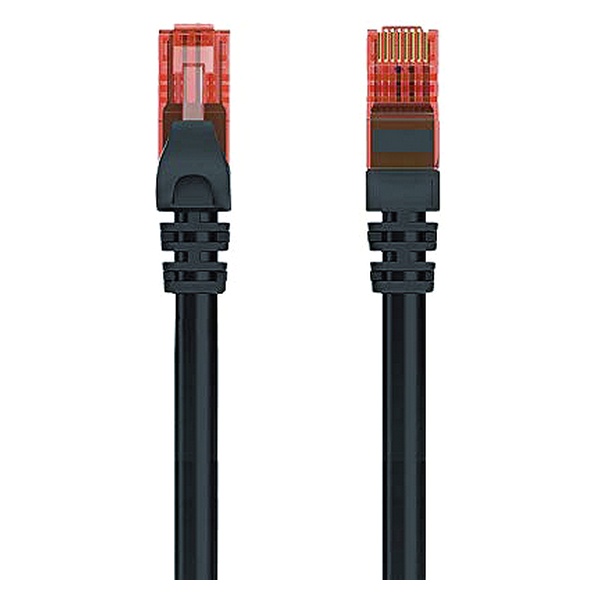 Cablu de Rețea Rigid UTP Categoria 6 Ewent EW-6U 1000 Mbit/s Negru - Măsură 3 m