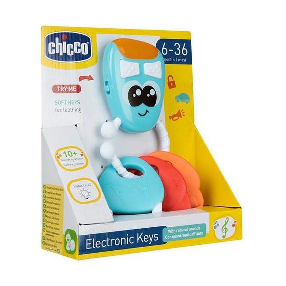 Jucărie interactivă Chicco Electronic Keys PVC