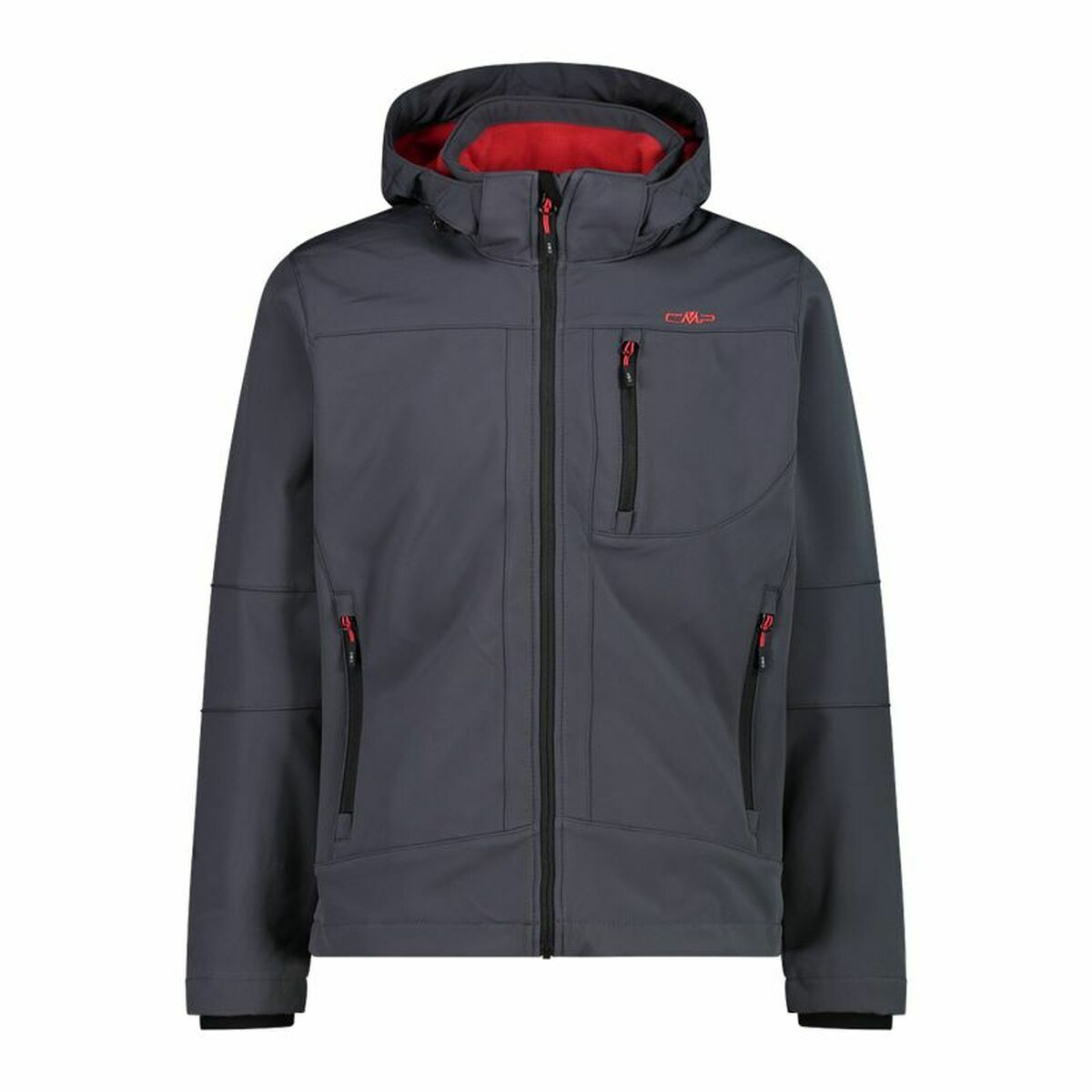 Jachetă Sport de Bărbați Campagnolo Softshell Melange Gri închis - Mărime L