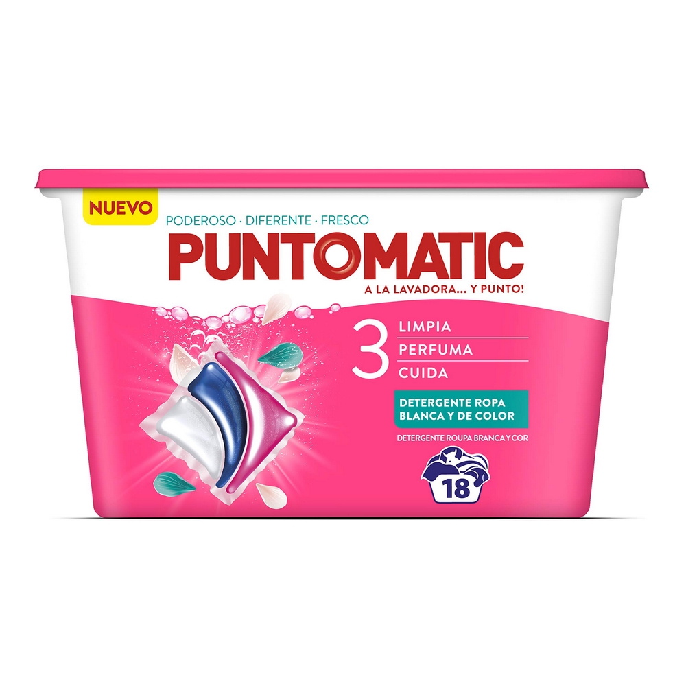 Detergent Puntomatic Tricaps (18 uds)