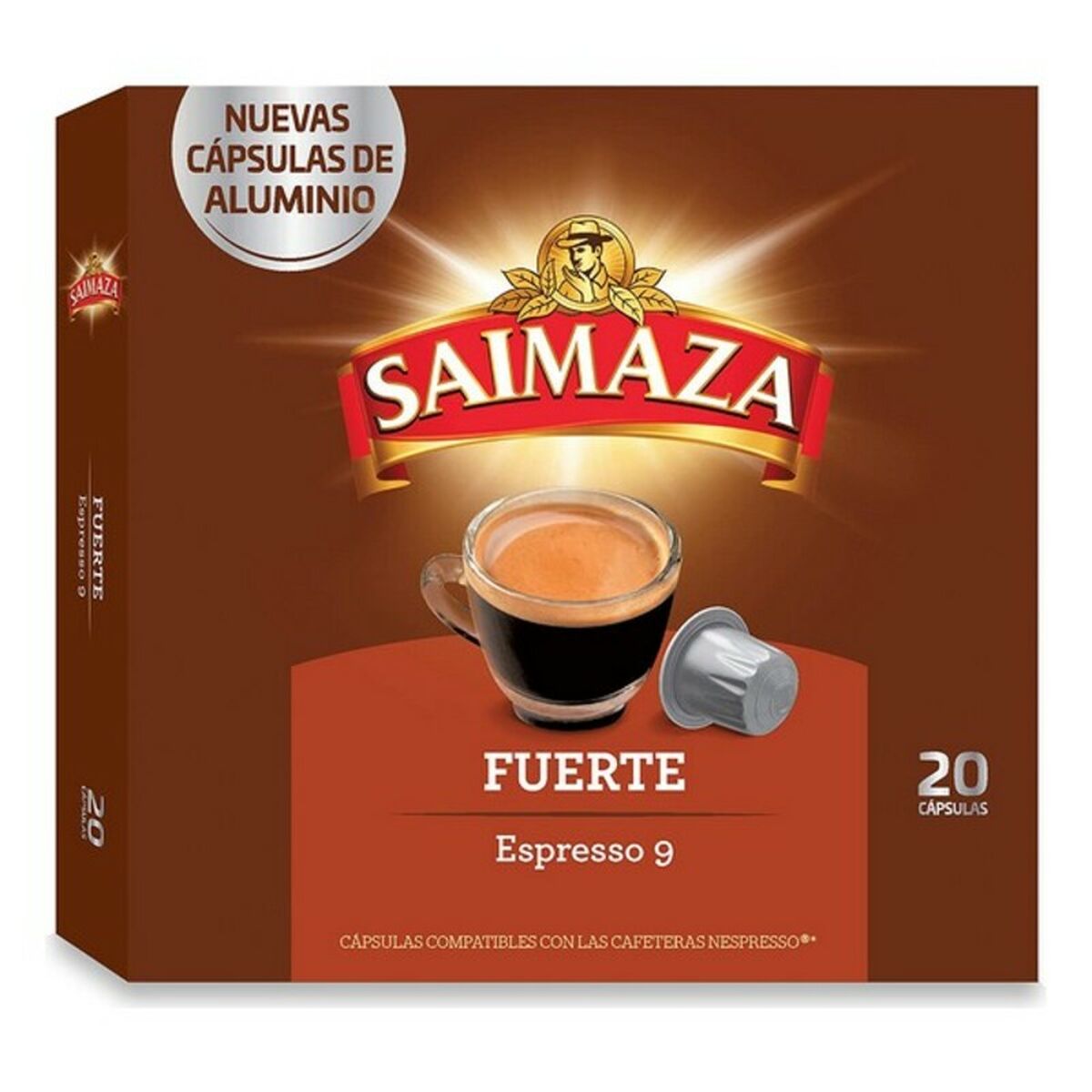 Capsule de cafea Saimaza Espresso 9 (20 uds)