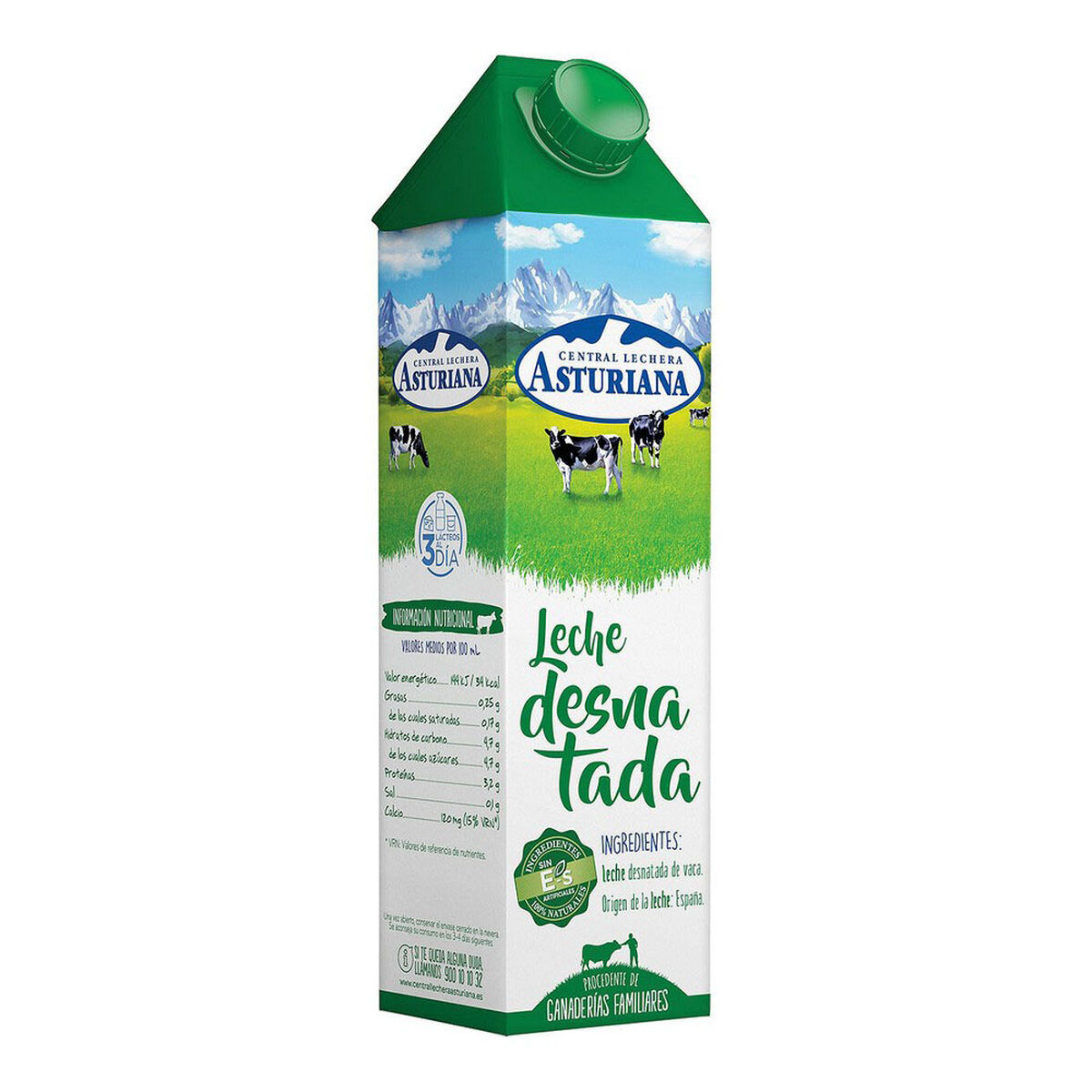 Lapte degresat Central Lechera Asturiana (1 L)