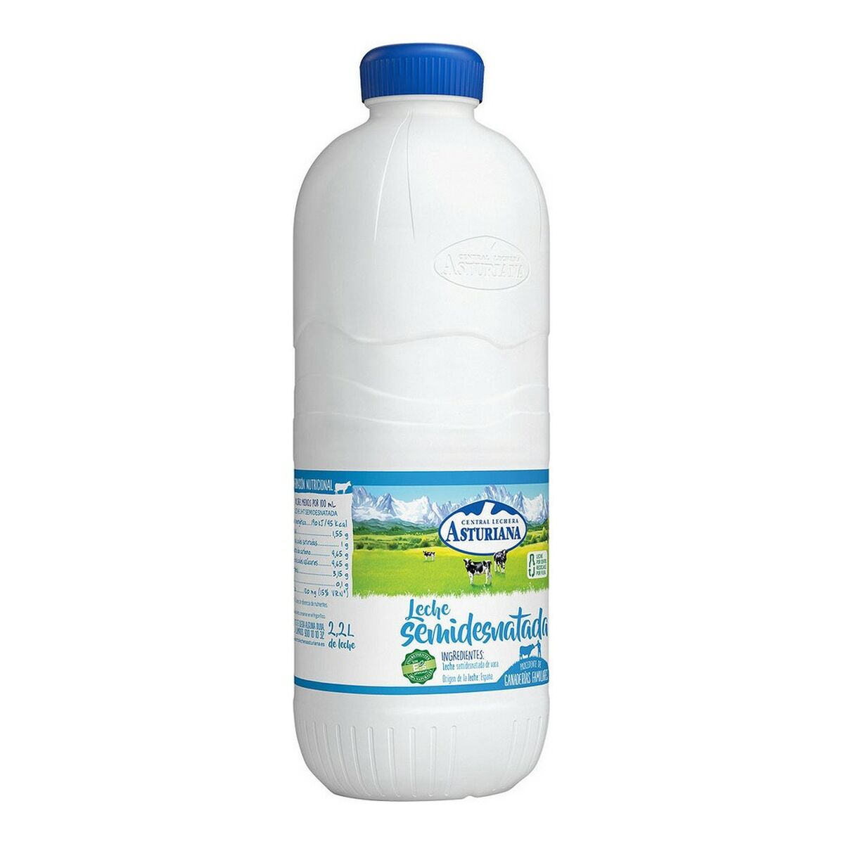 Lapte semi-degresat Central Lechera Asturiana (2,2 L)