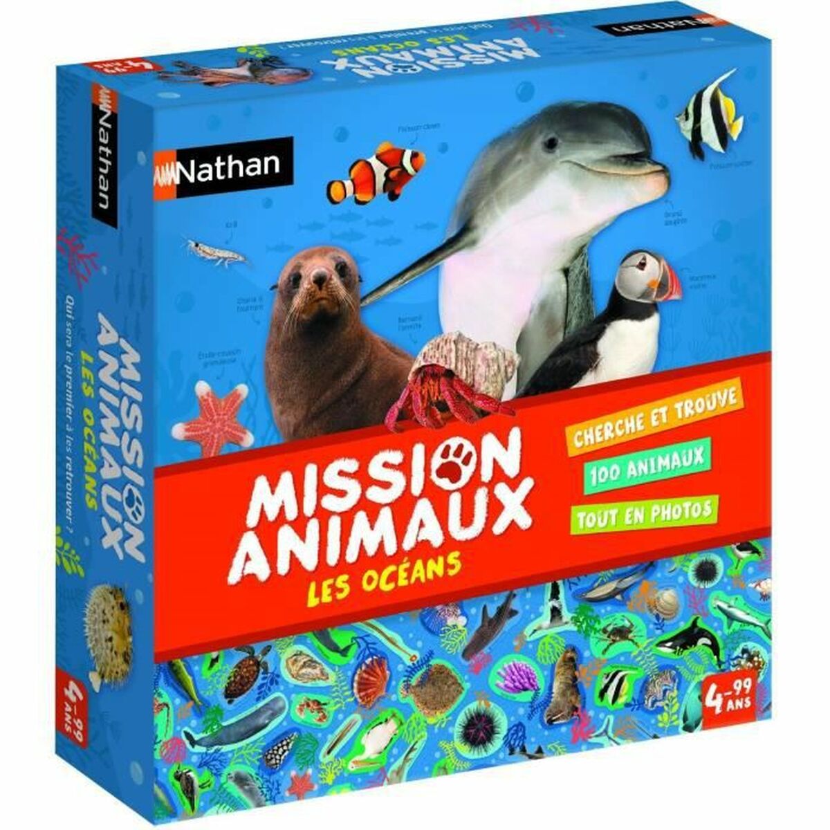 Joc de Masă Nathan Mission Animals Oceans (FR)